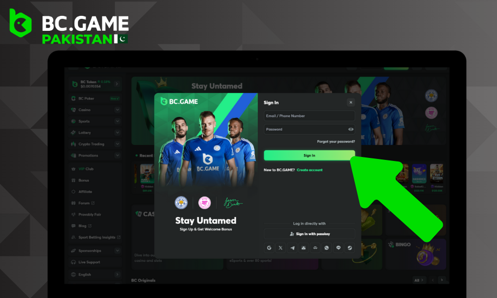Log in to Your Account