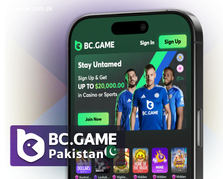 BC Game app for Android and IOS in Pakistan