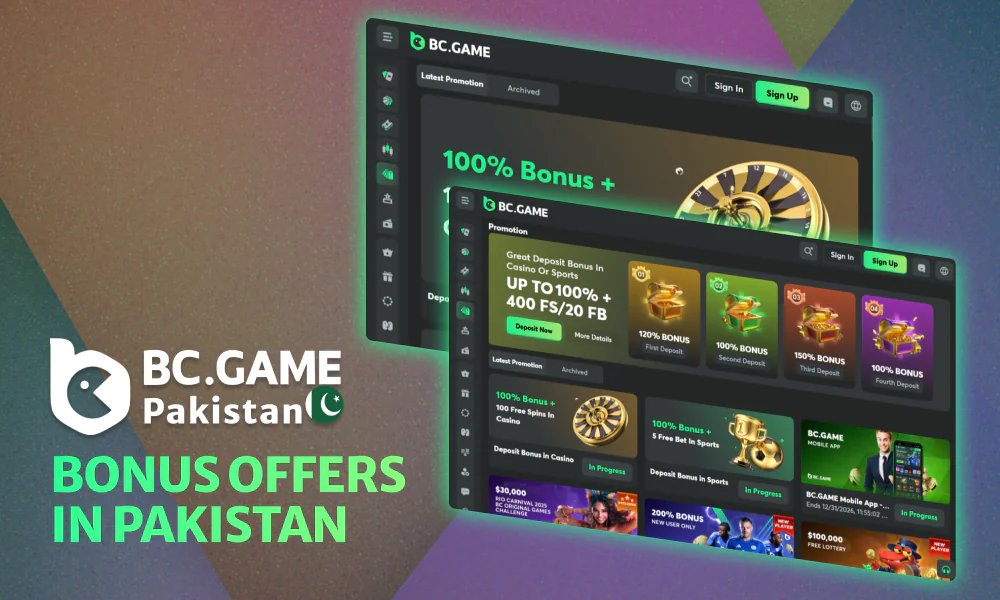 Rewards for active Pakistani players at BC Game